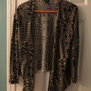 Printed Cardigan